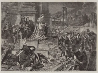 Nero na de Brand van Rome, in de late Internationale Tentoonstelling